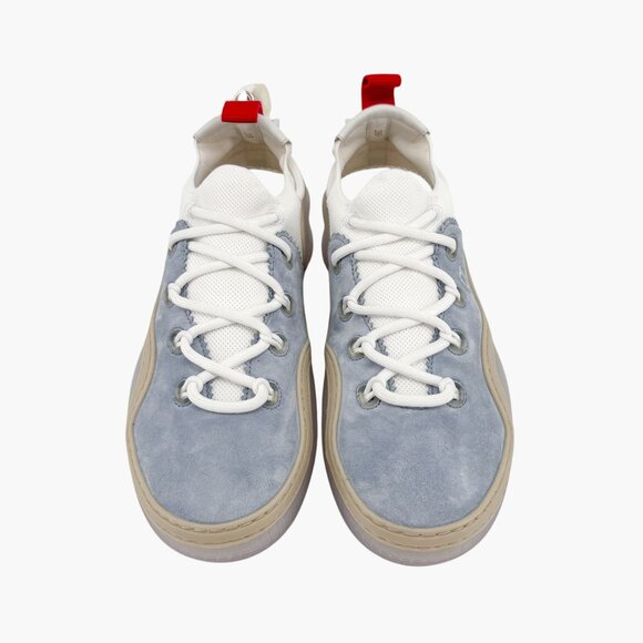 Christian Louboutin Arpoador Blue Drawstring Sneaker Size 39 US 9 Women's 7028 - Picture 3 of 15